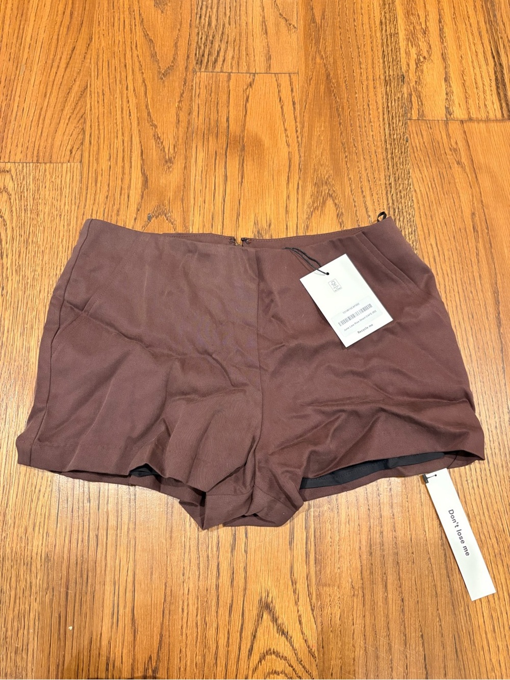 Reformation Micro Low Rise Shorts Women's Brown Dress Shorts